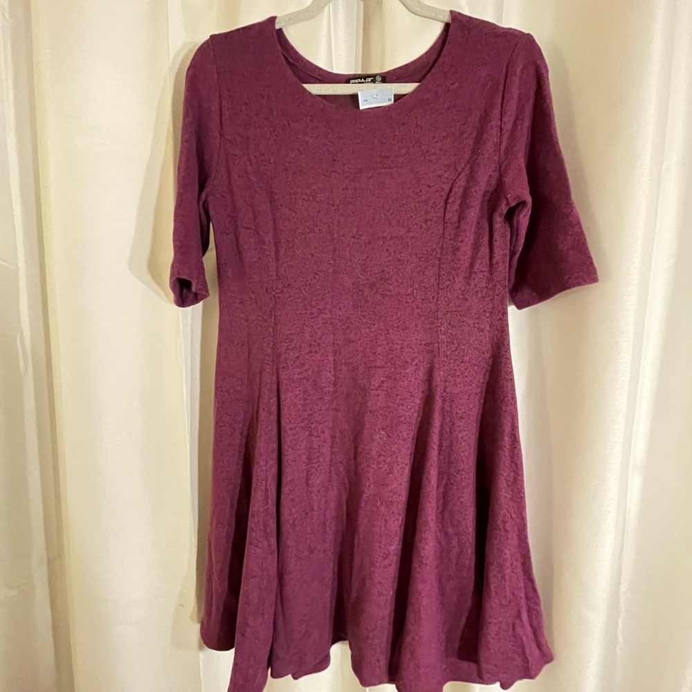 Popular darling soft stretchy dress/tunic  new not worn purple XL